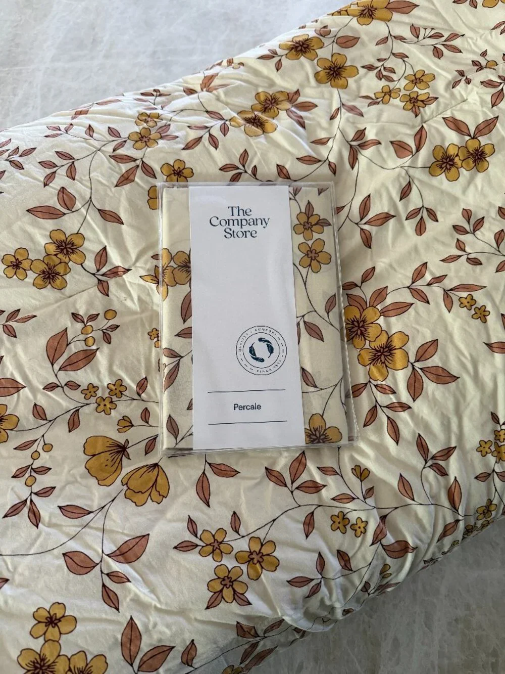 The Company Store Remi Ditsy Floral Queen Comforter + Standard Sham Cotton